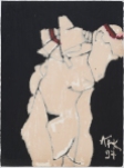 186603. 1997. Peinture huile sur papier. 90x60cm
